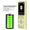 CHEOTIME MP3 Player, Stylish Multifunctional Lossless Sound Slim 1.8 Inch LCD Screen Portable MP3 Music Player Includes Charging Cable and Earphone (Green) view 3