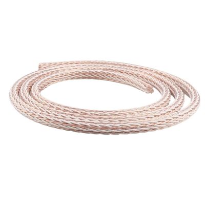 NEWTRASI 24 core 12TC high Purity OCC Wire Speaker Cable Power Cord for Speaker Amplifier CD DVD Player Turntable(6m)