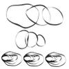 CAXUSD 50pcs Optical Drive Repeater Belt Cassette Deck Belts Tape Recorder for Dual Cassette Player view 1
