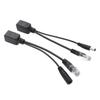 2pcs Poe Splitter Connection Cable Full Cable Adapter Poe Injector Wire Black for WLAN Router IP Camera view 1