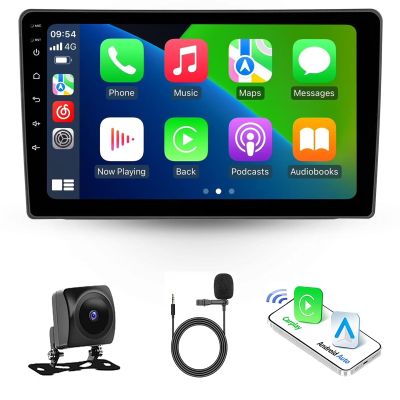 Car Radio Stereo for Dodge RAM 1500 2500 3500 Manual AC 2019-2023, Android 13, 9" IPS Touch Screen Upgrade Dash Kit with Car-Play & Android Auto, GPS Navigation 5G WiFi Camera (A, 8Core 2+32GB)