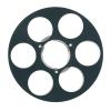 6 Hole Empty Tape Reel for NAGRA Miniature Tape Recorder, Air Resist, Erosion Resist, Aluminum Alloy Recording Takeup Reel, Replacement Opening Machine Part (Green) view 1