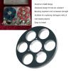 6 Hole Empty Tape Reel for NAGRA Miniature Tape Recorder, Air Resist, Erosion Resist, Aluminum Alloy Recording Takeup Reel, Replacement Opening Machine Part (Green) view 3