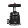 Aluminum Alloy Ball Head, 360 Rotation Mini Tripod Head with U Shape Slot for Cameras, Universal 1/4in Screw Mounting Compatibility view 2