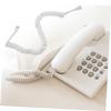 Angoily 2pcs Coiled Telephone Cord Flexible and Phone Cord for Landline Easy to Install Reliable Telephone Line for Home Use view 4