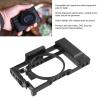Aluminum Camera Cage, Camera Accessories with Cold Shoe Mount for RX100 M1 M2 M3 M4 M5 M6 M7, Multiple Screw Holes,RX100 Camera Cage CNC Machining Anodized 360 Degree Prote view 3