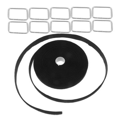 Angoily 1set Adjustable Reusable Cable Ties Heavy Duty Hook and Straps for Organizing Cords Home Office Data Center Versatile Securing Buckles