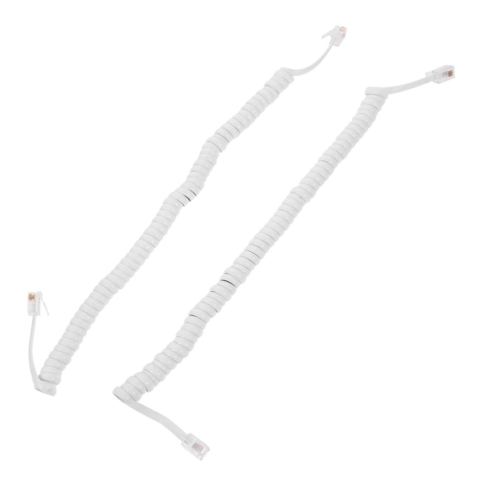 Hemobllo Sturdy Material Telephone Phone Cable Cord Cord Telephone Flexible Phone Line Cable