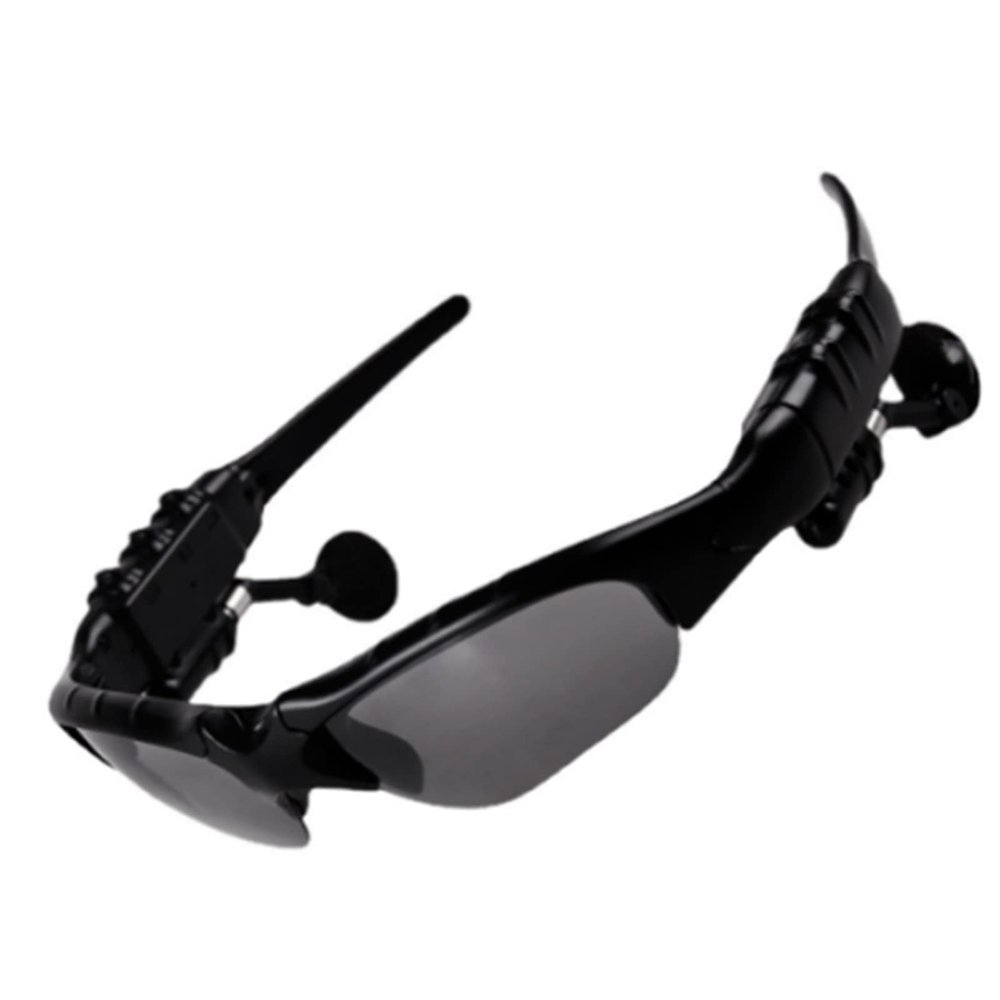 Akozon 4.1 Sunglasses Headset with USB Charging - Stereo Sports Glasses with Earphones, Compatible with Various Devices