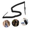 Yardenfun Coiled Phone Cord Set Phone Cord Detangler for Desk Landline Telephones Black Compatible view 4