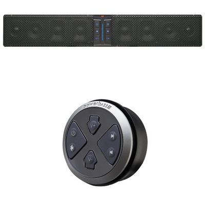 PowerBass 1 XL-850 8 Speaker Powersports Bluetooth Soundbar and 1 XL-SBCON Wired Remote Compatible with XL Soundbars