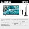Samsung 50-Inch Class QLED Q7F Series Samsung Vision AI Smart TV (2025 Model, 50Q7F) Quantum HDR, Object Tracking Sound Lite, Q4 AI Gen1 Processor, 4K upscaling, Gaming Hub, Alexa Built-in view 2
