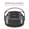 IQ Sound IQ-3704BT Karaoke Kraze 2x4-inch Portable Bluetooth Speaker, TWS, LED Lights, Wireless Mic, FM Radio, USB & Micro SD, 16W RMS, Voice Effects, Carry Handle -Perfect for Parties & Events! view 3