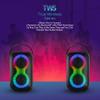 IQ Sound IQ-3704BT Karaoke Kraze 2x4-inch Portable Bluetooth Speaker, TWS, LED Lights, Wireless Mic, FM Radio, USB & Micro SD, 16W RMS, Voice Effects, Carry Handle -Perfect for Parties & Events! view 4