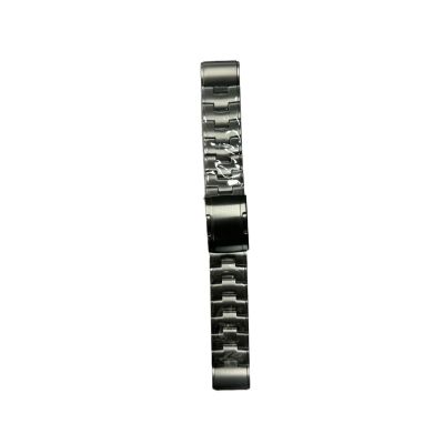 22mm Titanium strap for Garmin Fenix 8 AMOLED 47mm Fenix7 6 MARQ series metal quick fit Watch Band Accessories(Black,22mm)