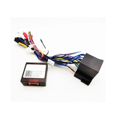 16-Pin ISO Cable Adapter with Wiring Harness, CAN Bus Decoder, and Audio RCA Plug - Compatible with Alfa Romeo 147, 156, 159, GT, Brera, Spider, Giulietta, MiTo(Cable)