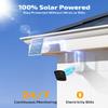 100% Wire-FreeWireless Outdoor Security Camera System, Solar Powered WiFi Cameras Systems with PIR Motion Detection, Home Video Surveillance DVR Kits view 2