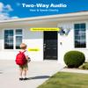 100% Wire-FreeWireless Outdoor Security Camera System, Solar Powered WiFi Cameras Systems with PIR Motion Detection, Home Video Surveillance DVR Kits view 4