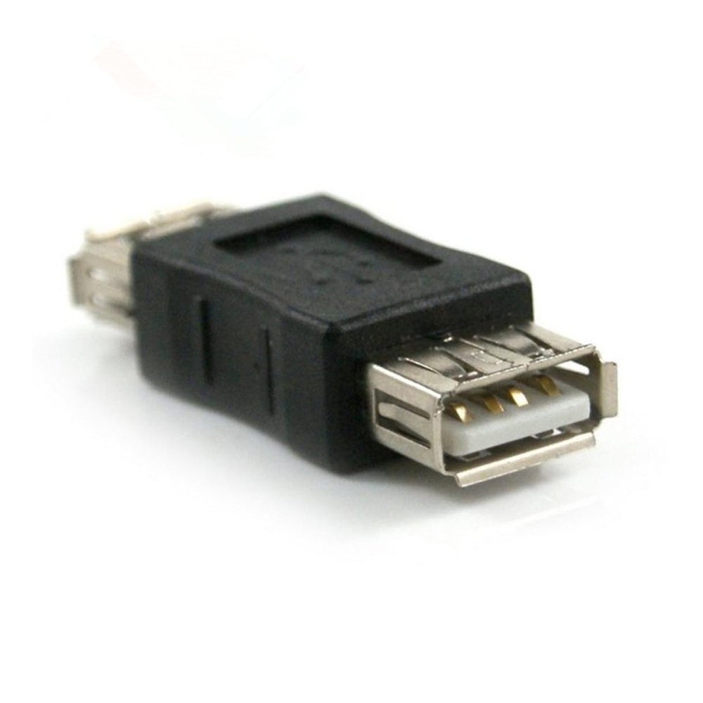 KONTONTY USB Power Adapter Female to Female Adapter Plug for USB Transducer PVC