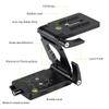 Z Flex Tilt Camera Tripod Head Mount, Multi-Angle Foldable Camera Z Bracket, Z Type 360 Rotation Flexible Pan & Tilt with Bubble Level for Camera Slider Rail Tripod Monopod view 2