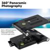 Z Flex Tilt Camera Tripod Head Mount, Multi-Angle Foldable Camera Z Bracket, Z Type 360 Rotation Flexible Pan & Tilt with Bubble Level for Camera Slider Rail Tripod Monopod view 3