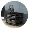 2/3/4-Tiers HiFi Audio Cabinet - Multi-Layer Floor-Standing Home Cabinet AV Shelf, HiFi Rack, Record Player Stand, Entertainment Media Unit for Audiophiles and Music Lovers view 1