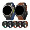26mm 22mm Two-Tone Leather Silicone Strap For Garmin Fenix 8 E 47mm 7X 7 6X 6 5X Plus/Epix Pro 51mm QuickFit Watch Band Bracelet Accessories(Black Red,Quick Fit 22mm) view 2
