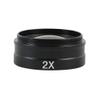 Microscope 0.75X 0.35X 0.5X 1X 2.0X 0.3X 0.35X Glass Barlow Auxiliary Objective Lens for Singletube 200X 180X 300X 500X Zoom C Mount Lens(0.75x 0.35x 2.0x1.0X) view 4