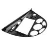 HDKENF Car Radio Fascia Panel Apply Double 2 Din Stereo Panel/Fit for Ford Focus Fiesta Fascia Radio DVD Frame CD GPS Bezel Refitting Dash Installation Trim Kit Car Radio Cover(LHD Silver) view 4