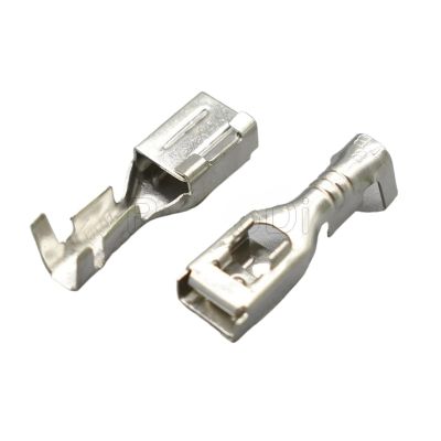 100 Pcs 4.8mm DJ621-4.8 * 0.8B Automotive Wire Connector Splice Terminal Socket Fuse Box Cable Harness Female Crimp Pins