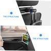 jojofuny Car Headrest Tablet Holder Mount for Tablets Phones Compatible Devices Protective Hooks for Backseat Travel view 2