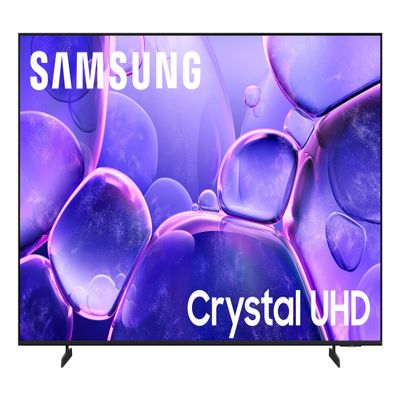 Samsung 85-Inch Class Crystal UHD U8000F 4K Smart TV (2025 Model) Endless Free Content, Crystal Processor 4K, MetalStream Design, Knox Security, Alexa Built-in