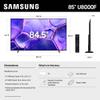 Samsung 85-Inch Class Crystal UHD U8000F 4K Smart TV (2025 Model) Endless Free Content, Crystal Processor 4K, MetalStream Design, Knox Security, Alexa Built-in view 2