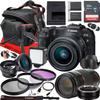 Canon EOS RP Mirrorless Camera with RF 24-50mm f/4.5-6.3 is STM and EF 75-300mm f/4-5.6 III Lens + 64 GB Memory + EF - EOS R Mount Adapter + LED Light + More (27pc Bundle) (Renewed) view 1