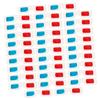 HOMSFOU 60pcs Red Blue Anaglyph Paper Glasses Theater Glasses for Movies Lightweight Portable view 1