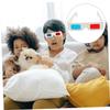 HOMSFOU 60pcs Red Blue Anaglyph Paper Glasses Theater Glasses for Movies Lightweight Portable view 3