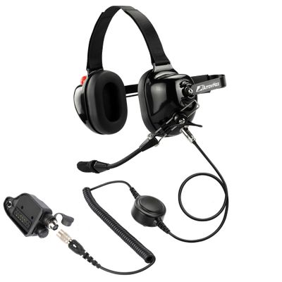 Arrowmax AHDH0032-BK-HR6M-HA02 Noise Cancelling Headset Compatible with Harris M/A-COM P5300 P5400 P5500 P7300 XG-15 XG-15P XG-25 XL-45 XG-75P XL-95P