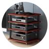 2/3/4-Tiers HiFi Audio Cabinet - Multi-Layer Floor-Standing Home Cabinet AV Shelf, HiFi Rack, Record Player Stand, Entertainment Media Unit for Audiophiles and Music Lovers view 1