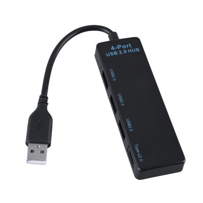 4Port USB2.0 Adapter USB Docking Station 480Mbps Data Transfer with 3xUSB2.0 1 Type C Multiple Functional Connection