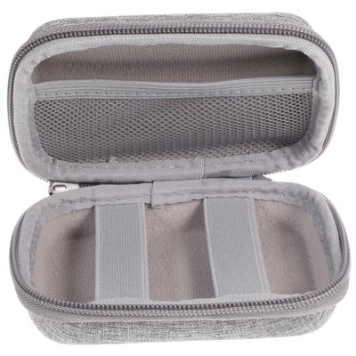 MERRYHAPY Portable Travel Cable Organizer Eva Electronics Storage Bag for Usb Drives Chargers Earphones and Cables Shockproof Design Zipper for Easy Access