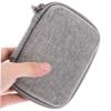 MERRYHAPY Portable Travel Cable Organizer Eva Electronics Storage Bag for Usb Drives Chargers Earphones and Cables Shockproof Design Zipper for Easy Access view 3