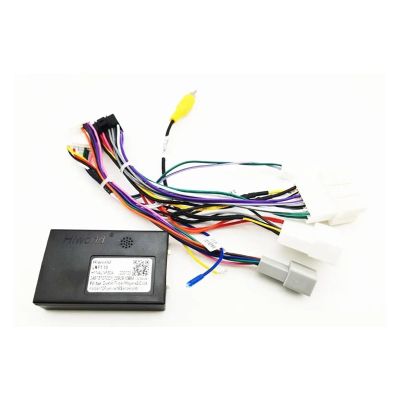16-Pin CAN Bus Decoder Wiring Harness Adapter for Renault Clio 4 / Captur/Trafic/Duster/Sandero 2 - Android Car Stereo Installation(Cable)