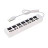 Gadpiparty 7-Port USB Hub with USB Splitter for Pc/Laptop Led Indicator Longevity Control view 1