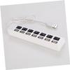 Gadpiparty 7-Port USB Hub with USB Splitter for Pc/Laptop Led Indicator Longevity Control view 2
