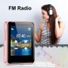 1.8 inch HiFi Portable Music Player, Equipped with Bluetooth 64GB Sport MP3 Player, FM Radio, Recording, E-Book, Supports 512GB TF Card, Pink view 2