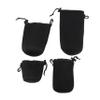 OSALADI 4pcs Camera Lens Pouch Hard Case Hooks Drawstring Scratch for Dslr Lenses Photography Enthusiasts view 1