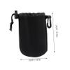 OSALADI 4pcs Camera Lens Pouch Hard Case Hooks Drawstring Scratch for Dslr Lenses Photography Enthusiasts view 2