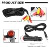 12 LED Back up Camera for Cars with 4.6 * 3.5" Monitor,12V HD Reverse Camera for Car with 150 Wide Angle and Night Vision Function,Universal Rear View Camera view 3