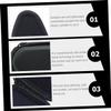 Gadpiparty 3pcs Portable Finger Storage Pouches for Cables Multi-functional Organizer Bag for Headphones and Data Cords and Compact Holders Black view 2