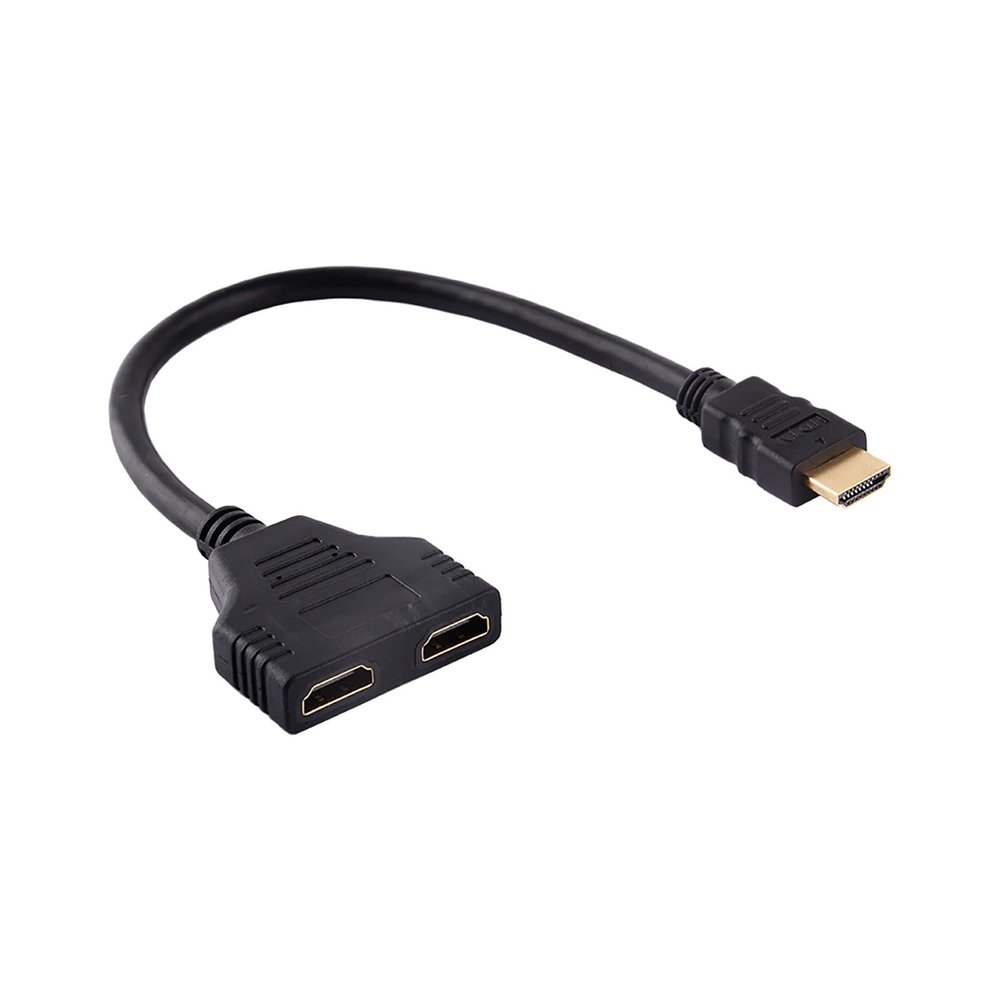 JTLB 1080P High Definition Multimedia Interface Splitter Adapter Cable Female 1 to 2 Way for HD TV